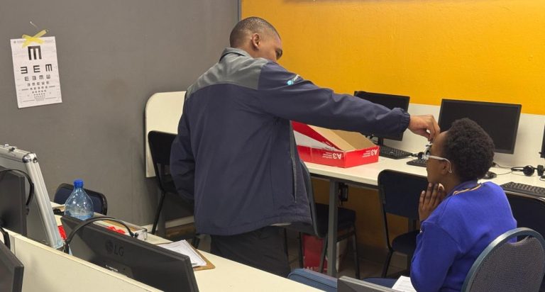Free eye screenings help nearly 200 learners see a brighter future through education