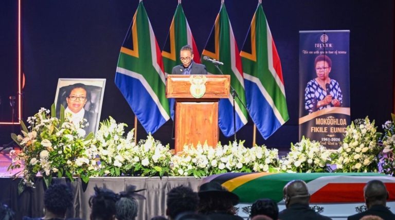 Justice Mokgohloa remembered as a fearless defender of dignity and equality Chief Justice Mandisa Maya and Justice Minister Mmamoloko Kubayi lead tributes during Justice Fikile Mokgohloa’s Special Official Funeral in Pretoria.