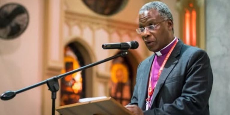 Anglican Church rejects prayers for same-sex unions and LGBTQIA+ worship services Archbishop Thabo Makgoba addressing delegates at the Anglican Church of Southern Africa's Provincial Synod.