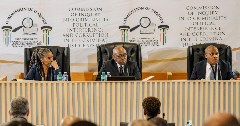 Madlanga Commission completes 174 days as inquiry amasses 131,634 pages of evidence The Madlanga Commission during a public hearing into alleged criminality, political interference and corruption in South Africa's criminal justice system.