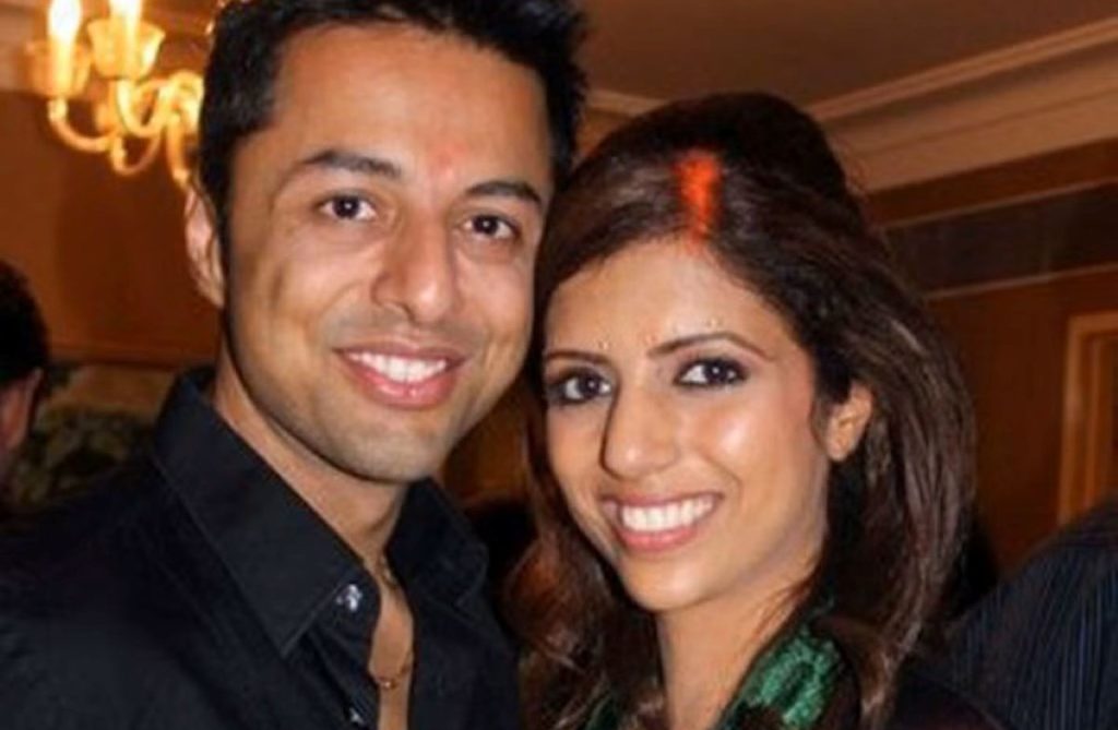 Portrait of Shrien and Anni Dewani standing together.