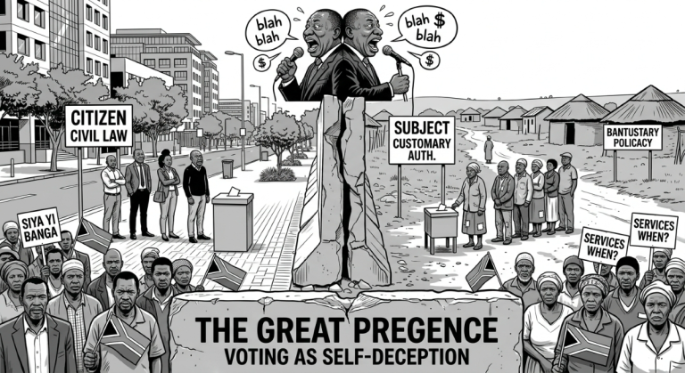 South Africa’s great governance pretence: We speak from both sides of our mouths it this relevant to the arricle?