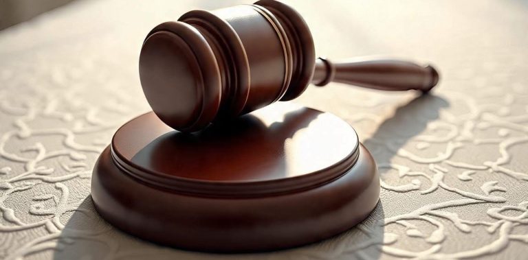 Attorney removed from late sister’s estate for using estate funds in personal court fight A judge's wooden gavel resting on a sound block, symbolising a court judgment.