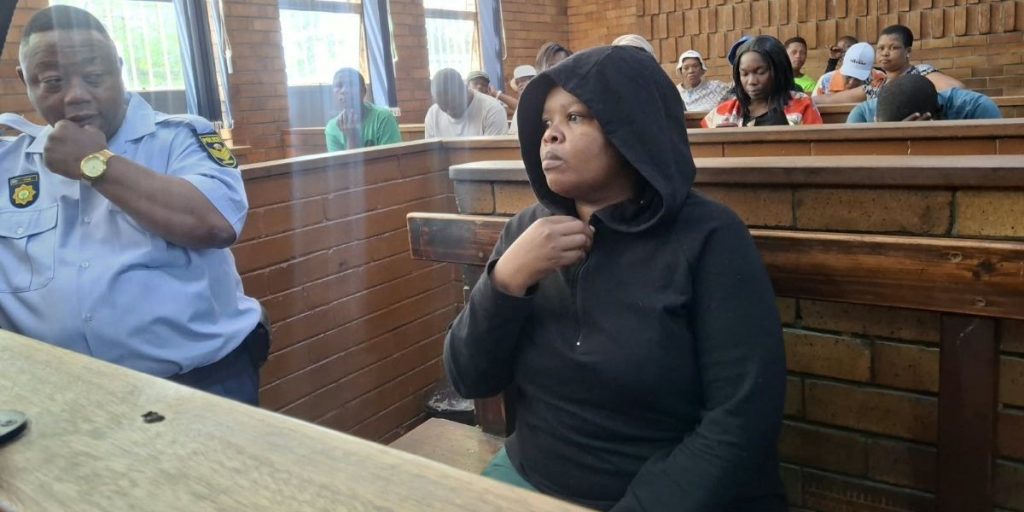 Ntombifuthi Mavis Rumo and Bonginkosi Mndebele, who are accused of staging Rumo’s kidnapping to demand money from her family.