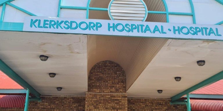 Klerksdorp Hospital where Tshepo Selepe died in December 2018